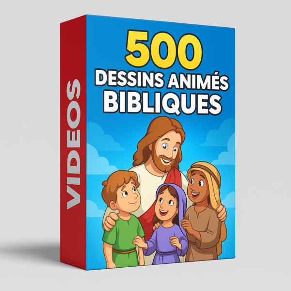 500 dessins animés bibliques